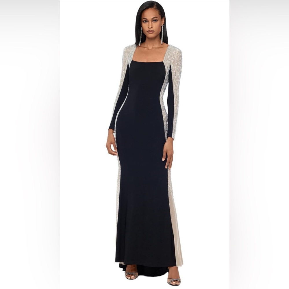 JILLIAN LONG SLEEVE CAVIAR DRESS - Picture 7 of 10